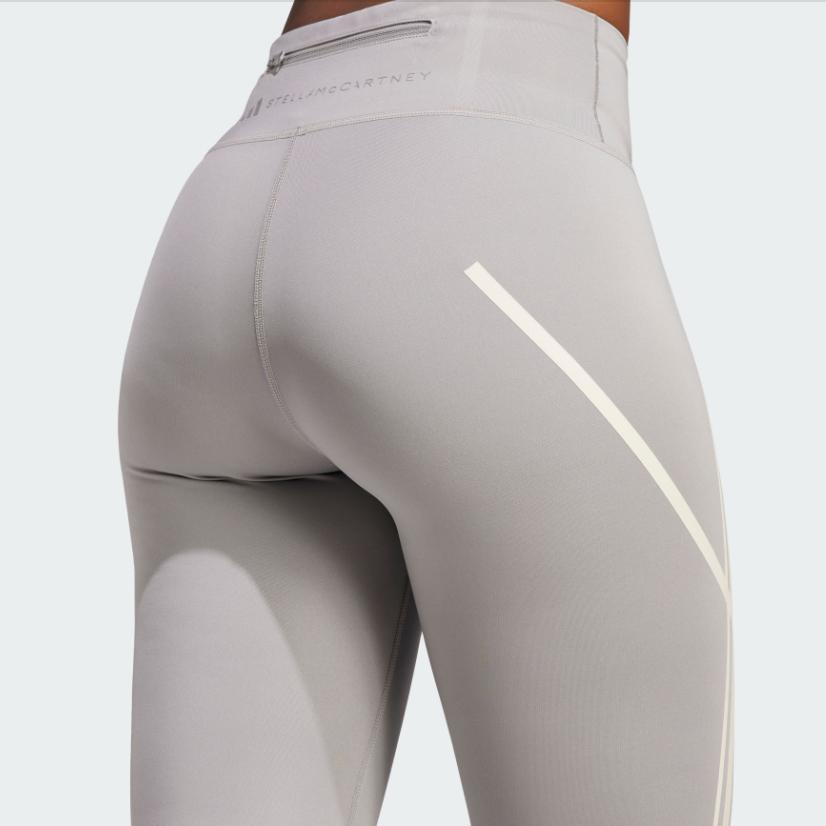 Adidas X Stella McCartney Striped Colorblock Leggings Women Bottoms Dove-Grey IB6121