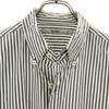 ONASSIS Striped Pattern Long sleeve Button down shirt M white Men's Used