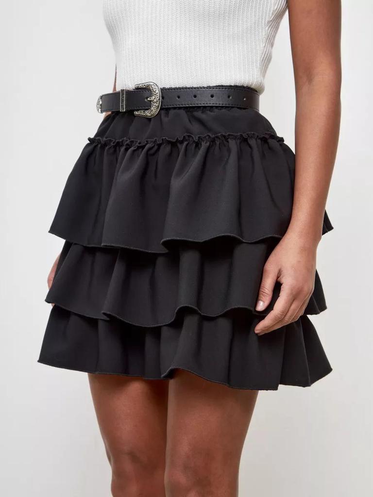 2026 European & American Women's Multi-layer Pleated High-waist Puffy Mini Skirt