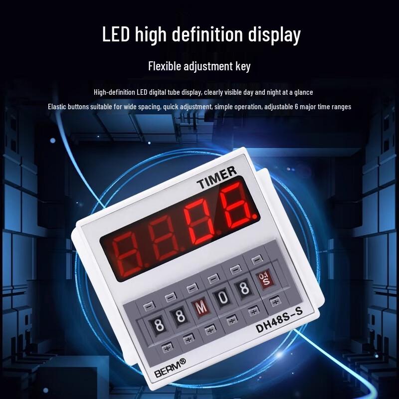 BERM DH48S-1Z Digital Cycle Timer Relay