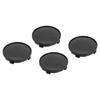4PCS Wheel Center Caps Rain Proof Exquisite Car Rim Center Hub Cover Cap Decoration for Automobile Modification Glossy