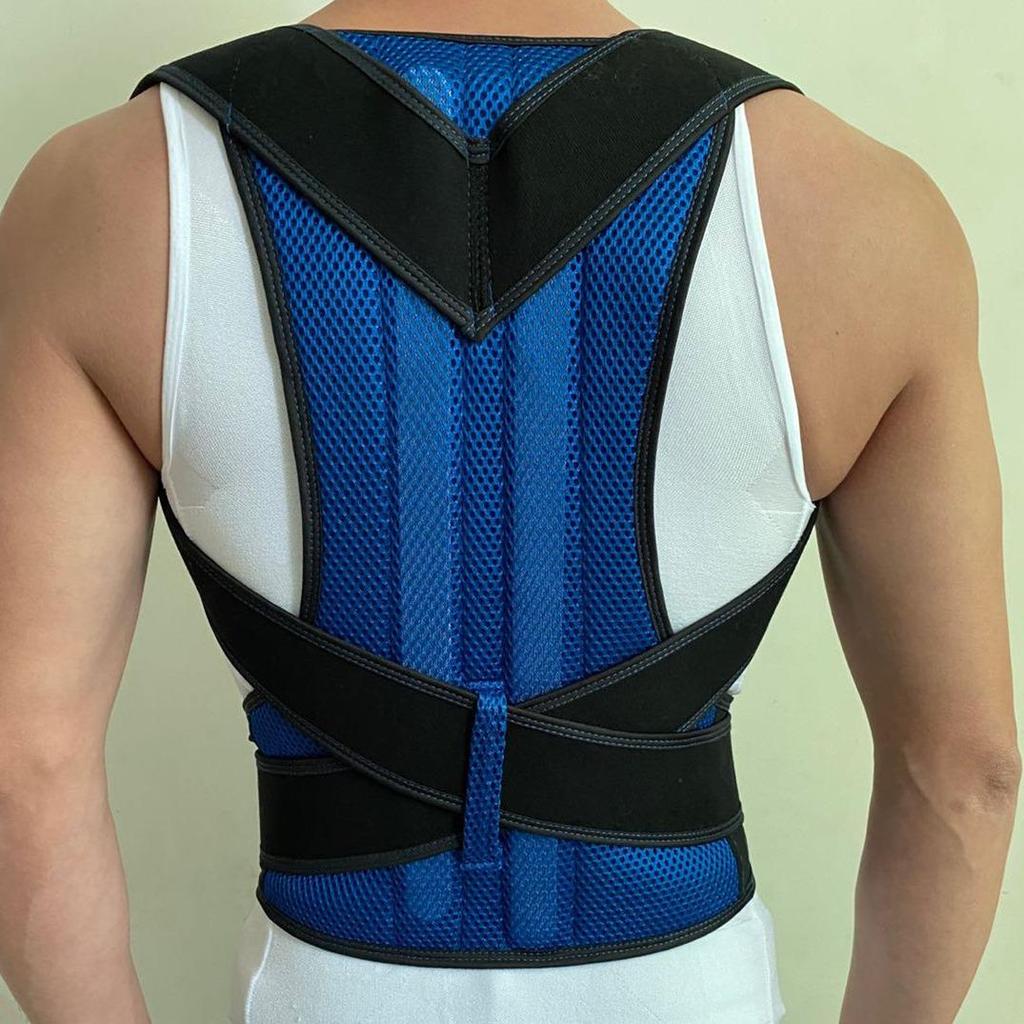 Posture Support and Correction Belt with Reinforced Straps