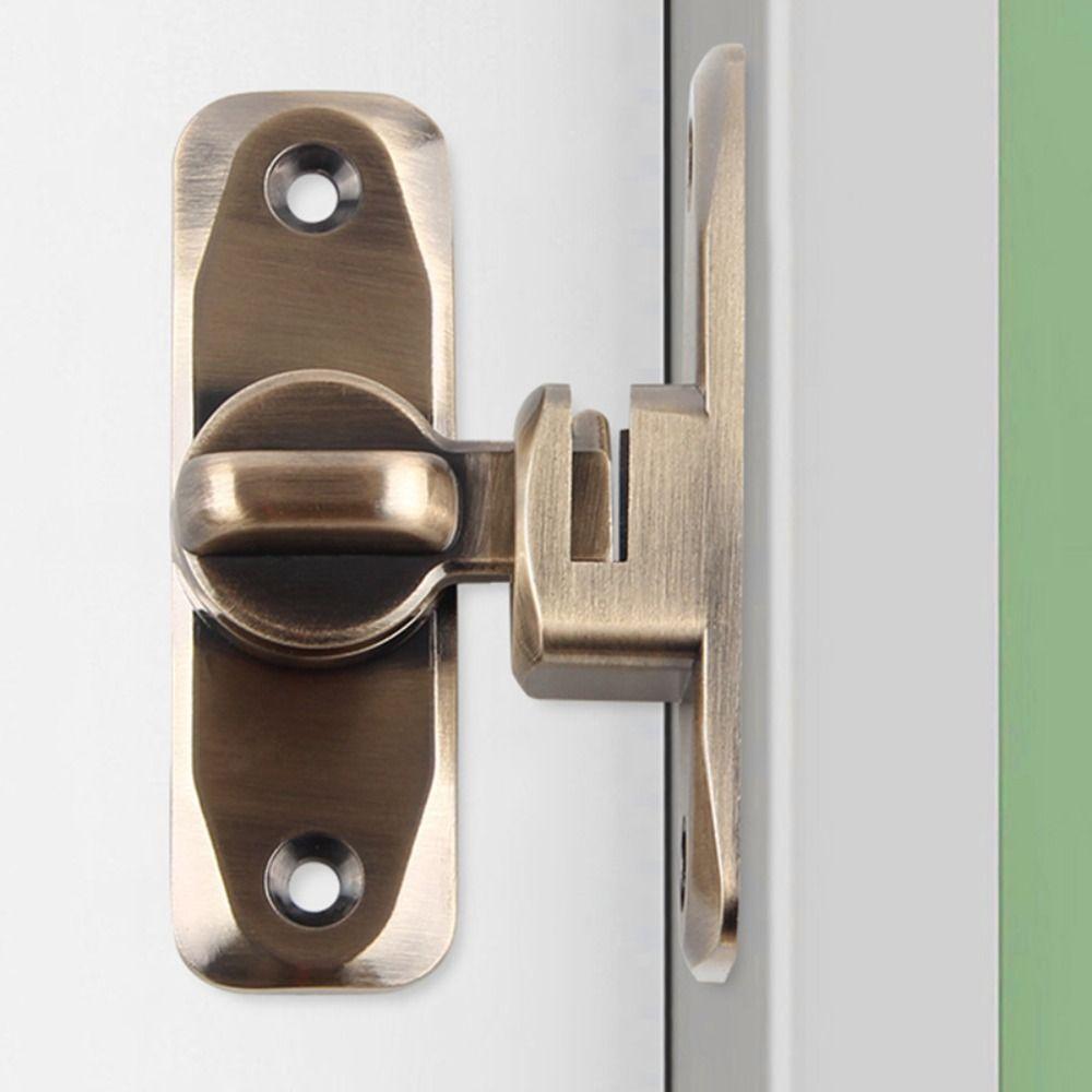 Anti-theft Door Buckle Hasps Door Lock Buckle Dual Purpose Door Catch  Hardware Accessories