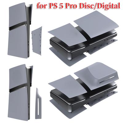 Plaque Frontale Cache-Console Anti-Rayures Plastique Coque Rigide Plaques de Protection Coque antichoc pour PS 5 Pro Disque/Numérique