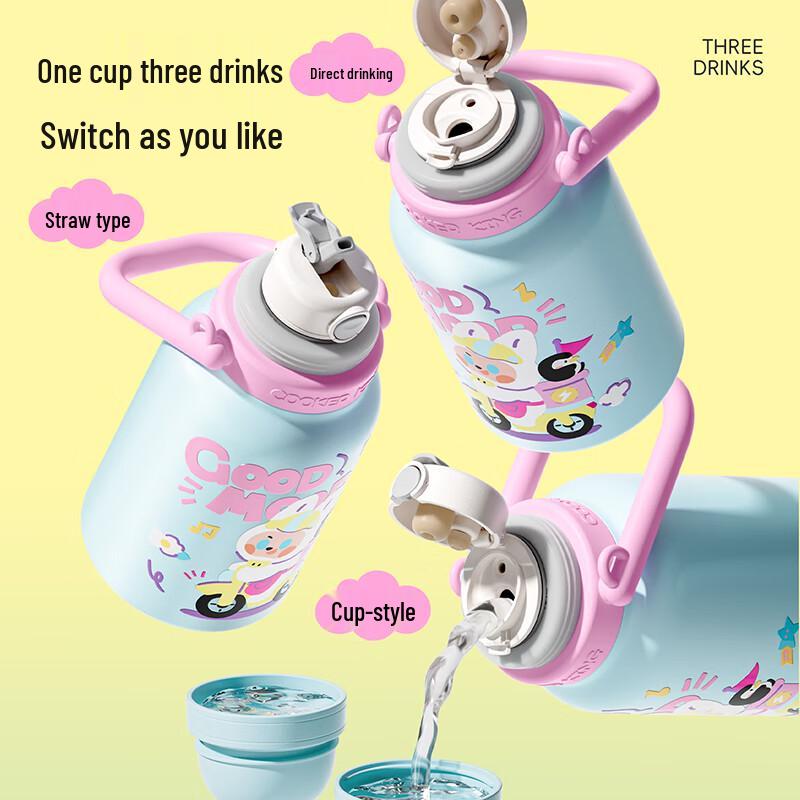 COOKER KING 316L Stainless Steel Kids Thermos Flask 1100ml
