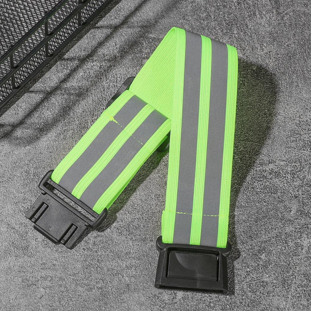 Bike Safety Alert Reflector Wristband Warning Armband Cycling Reflective Strips Bicycle Bind Strap