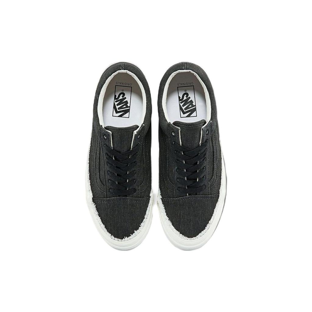 Vans OG Old Skool LX Raw Edge - Black Unisex Sneakers True-White VN0A5FBEBLK