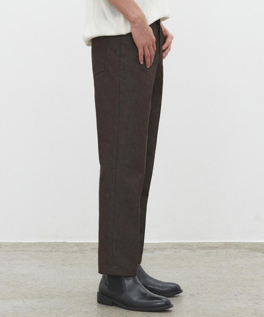 DECET Dawn Cropped Tapered Jeans Dcpt001Cpbrown