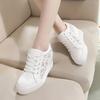 Chunky Sneakers Damen 2025 Neue Marke Höhe Erhöhte Plateauschuhe Weiße Damen High Top Wedges Casual Schuhe Chaussure Femme