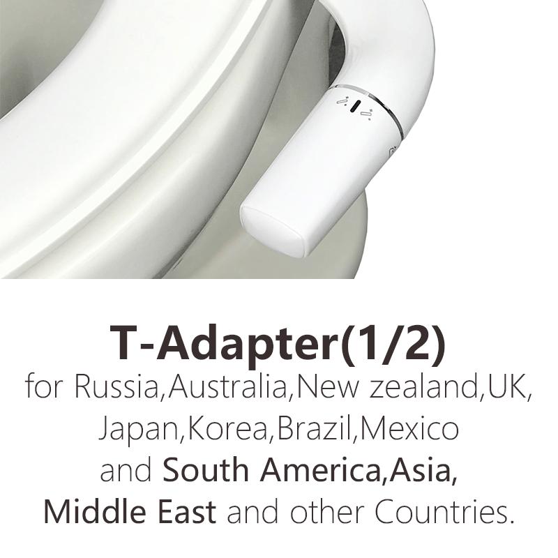 

Guardget Bidet Attachment Left Side Bidet Non-electric Bidet For Toilet Seat Left Handed Small Bidets Two Nozzles Self Cleaning 1-2Asia RU UK others