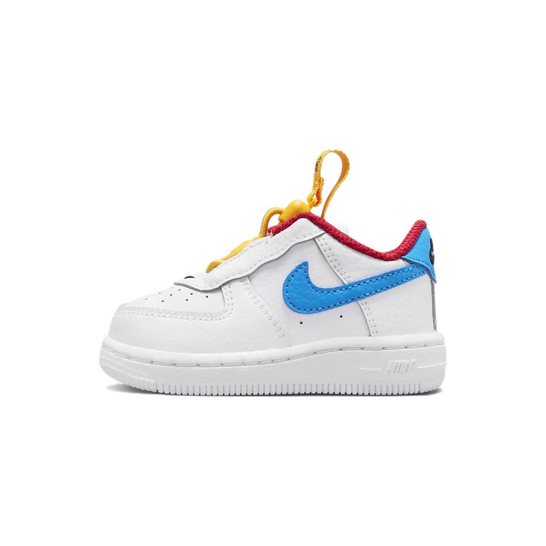 Nike Force 1 Toggle TD White Photo Blue Baby Sneakers University-Gold University-Red CU5289-105 27