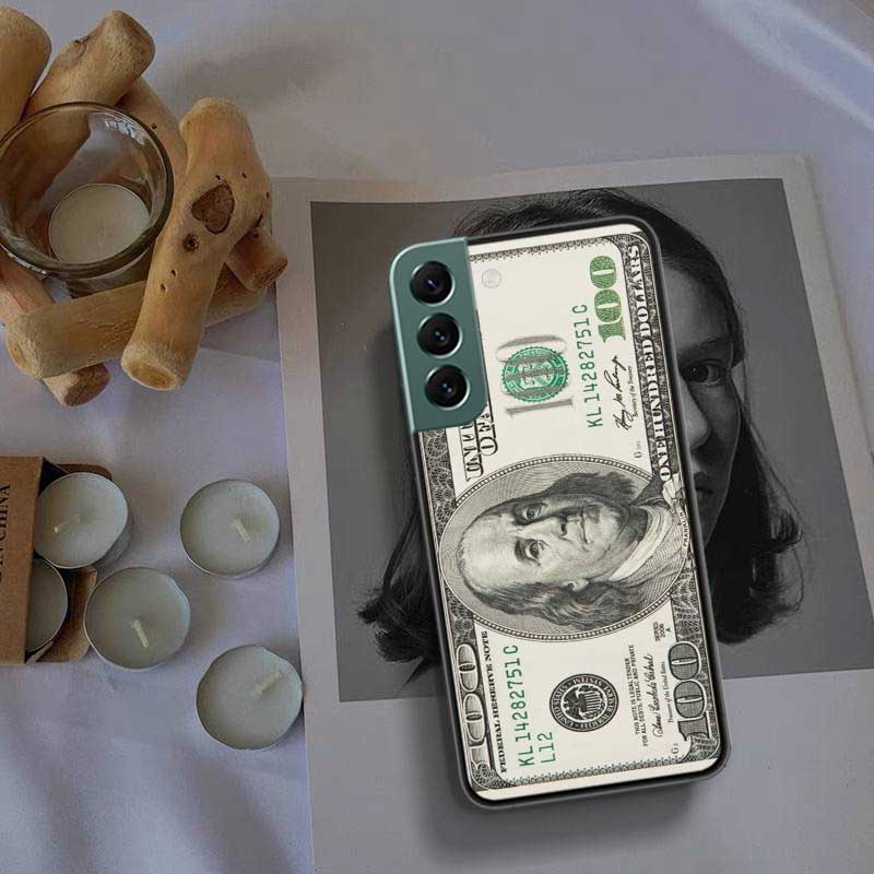 Banknote Dollar Cash Money Phone Case For Samsung A15 A25 A35 A55 Galaxy A70S A50S A30S A30 A40 A71 A51 A41 A31 A21 A11 A01 A20S