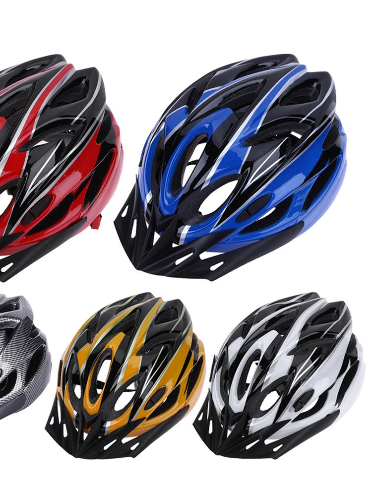 Integrally Molded Helmet PC EPS Motorcycle Bike Helmet Adjustable Cycling Safety Helmet for Outdoor Riding Sports