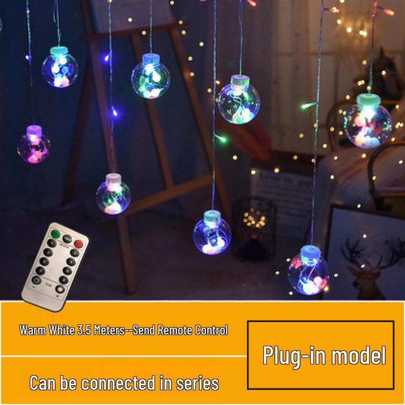 LED Fairy String Lights - Romantic Wishing Ball for Bedroom Decor