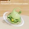 Interactive Tumbler Cat Toy Funny Puzzle Cat Food Dispenser with Fluffy Ball And Bell Self Play Kitten Enrichment Toy for Indoor Cats