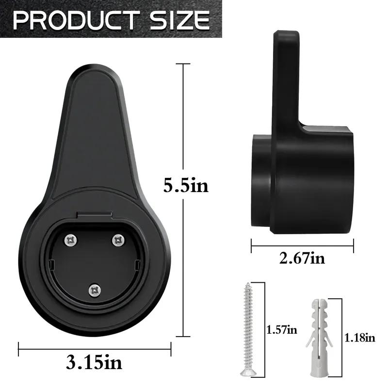 AD EV Charger Plug Holder for Electric Vehicle Charging Cable Plug Stand Extra Protection Wallbox Wallmounted Cable Holders