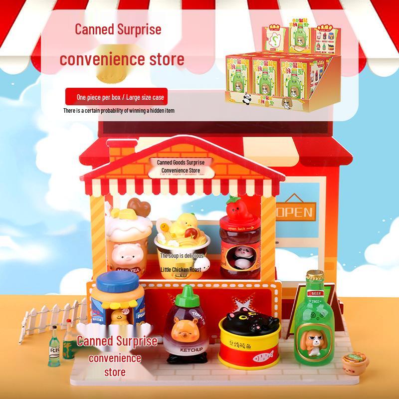 Счастливый Пиксиу Тигр Блайнд Бокс Смоляное Украшение - Модный Новогодний Подарок Random Piece