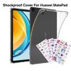 4 Air Bags Shockproof Cover For Huawei MatePad SE 2022 Case AGS5-L09/W09 10.4" Ags3K-W20/AL20 10.1" Transparent TPU Back Cover