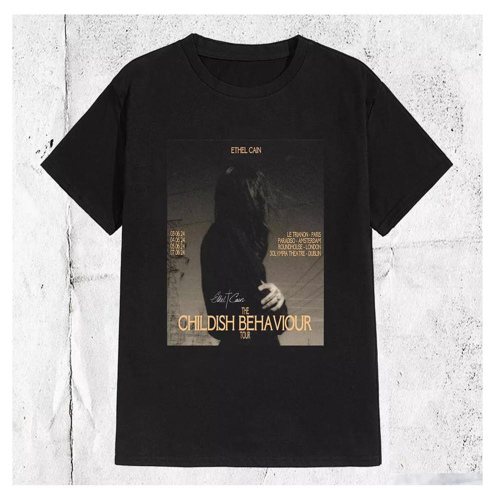 The Childish Behaviour Tour 2024 Ethel cain Cotton T Shirt Full Size S-5XL UR97 Unisex T-Shirt XL