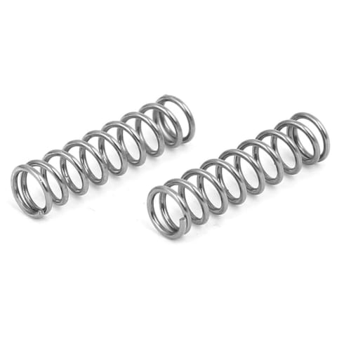 uxcell Compression Springs, 304 Stainless Steel, 4mm Outer Diameter, 0.5mm Wire Diameter, 15mm Length, Silver Tone, Pack of 10