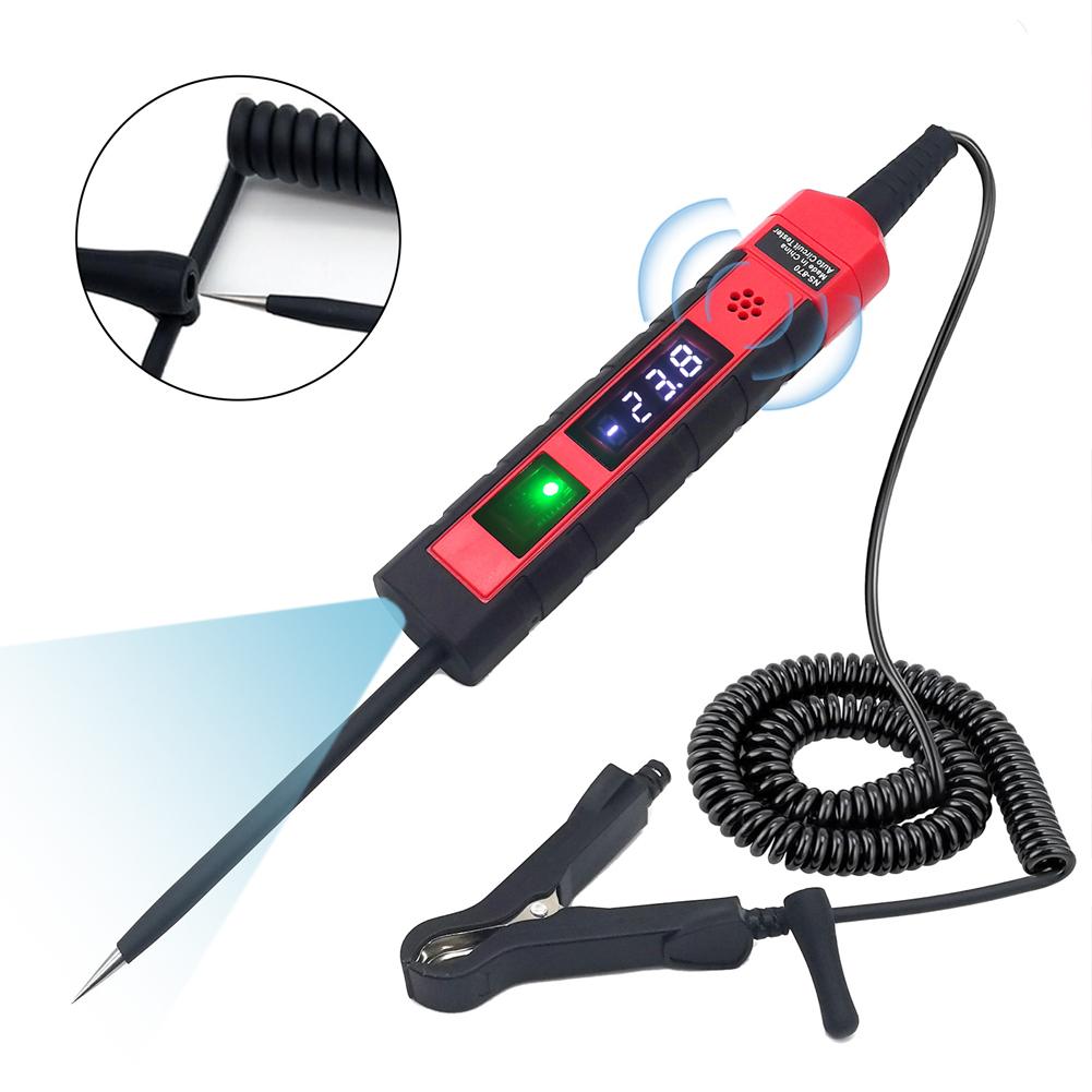 

NS-870 Digital Auto Power Test Pen 4-75VDC Voltage Tester Bipolar Car Wiring Tester Versatile Automobile Troubleshooting Tools