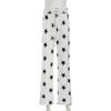 Women's Pant  Casual Micro Knit Fashion Loose Star Printed High Waisted Wide Leg Trousers