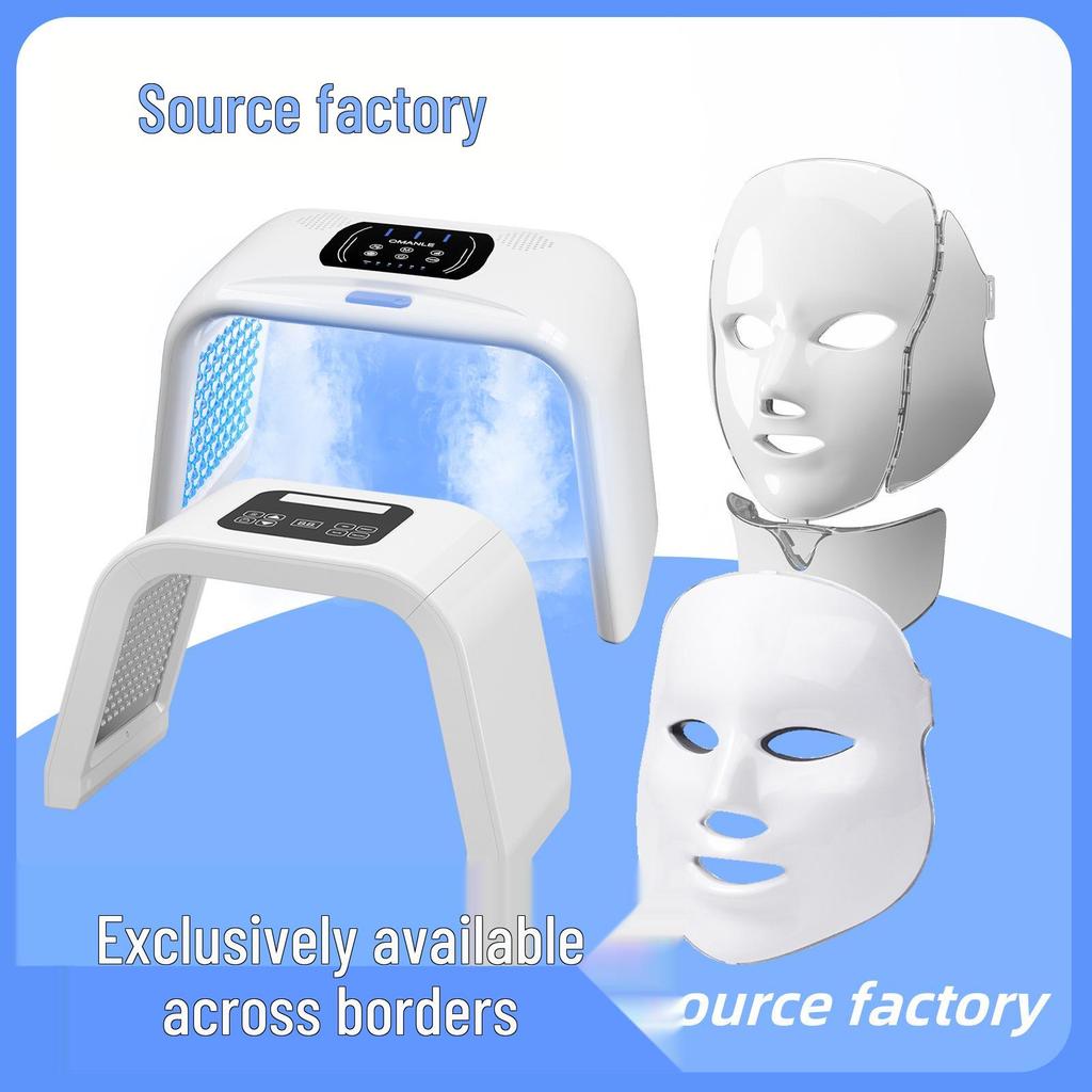 Seven-Color Photon Rejuvenation LED Skin Mask Spectrometer