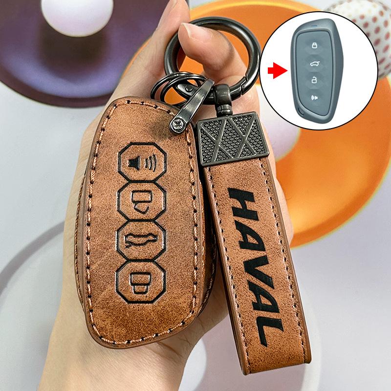 Haval Autoschlüsselhülle für H6, Big Dog, F7, Xiaolong MAX, Roter Hase, H5, Beast, H9 - High-End Tasche für 23 Modelle