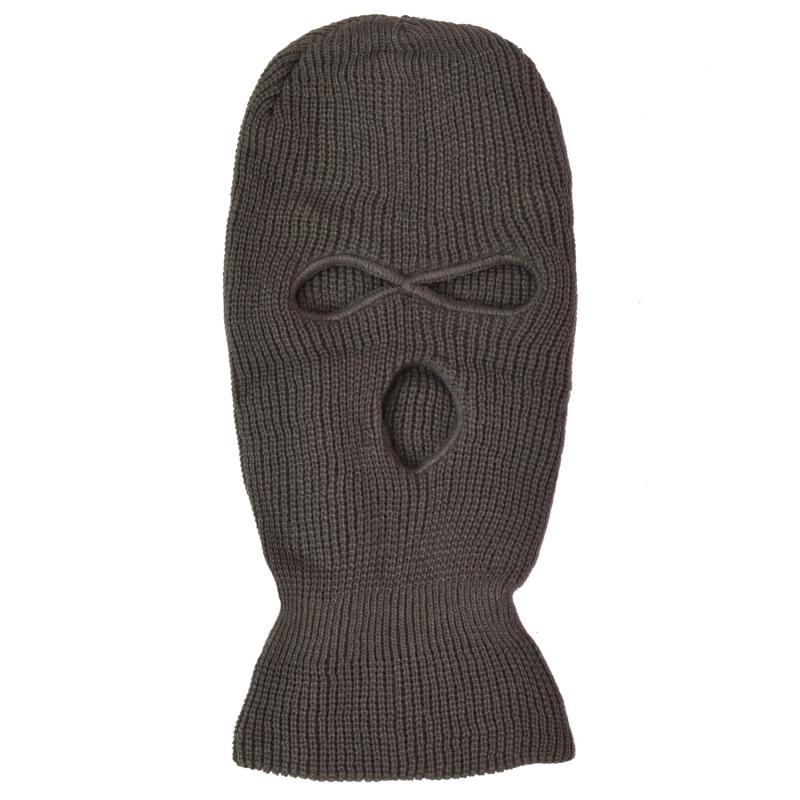 2025 New Fashion 3-Hole Knitted Full Face Cover Ski Mask Winter Balaclava Warm Knit Full Face Mask For Outdoor Sports
