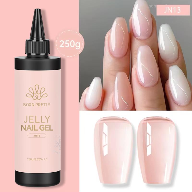 BORN PRETTY 250g Super Strong Nail Glue For False Nail Tips Press On Nails Refilled Package Base Gel Top Coat Matte Top Coat