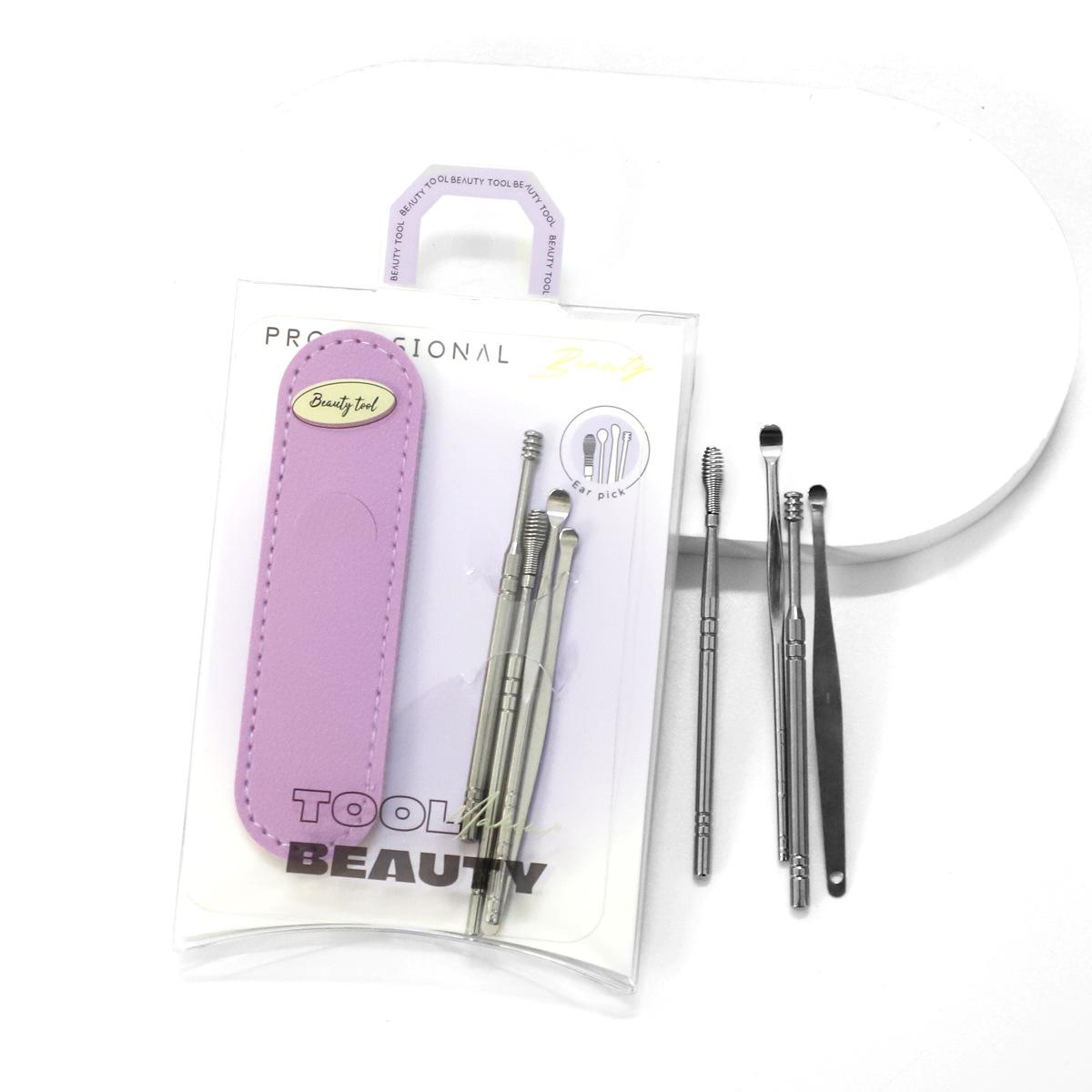 

Набор ушных ложек «Пурпурная иллюзия»: Удобные спиральные двухсторонние и портативные ухочистки