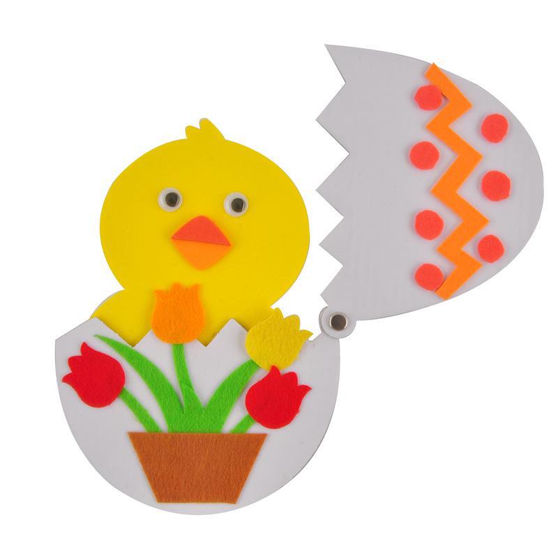 DIY Easter Egg Craft Kit: Handmade Chicks for Kids