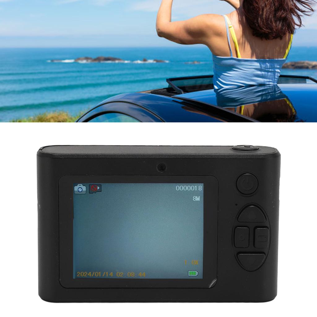 4K Digital Camera 48MP HD 16X Digital Zoom Autofocus Portable     SLR Camera with 2.4 Inch   Screen for Travel Photography  