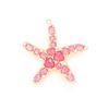 ZHUKOU 52x54mm pandantiv fashion Stea de mare din Cristal pentru femei Accesorii Handmade pentru Realizarea Colierelor Cercei model:VD417