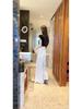 2026 Summer Elegant Stand Collar Cap Sleeve Top & Wide Leg Pants Set