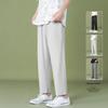 Solid color casual pants men's spring and summer new trend ins loose straight pants student comfortable drape pants