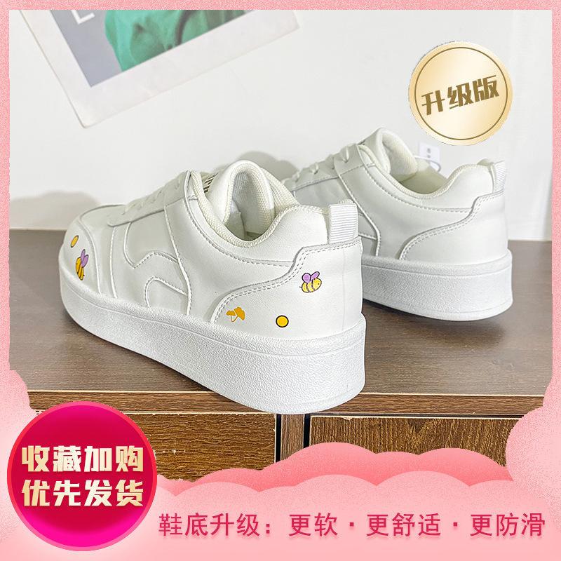 Little White Shoes Flat Casual 2025 New Korean Version Spring and Autumn Fashion Versatile Sports Shoes Comfortable Non-slip Light Mouth Women's Shoes