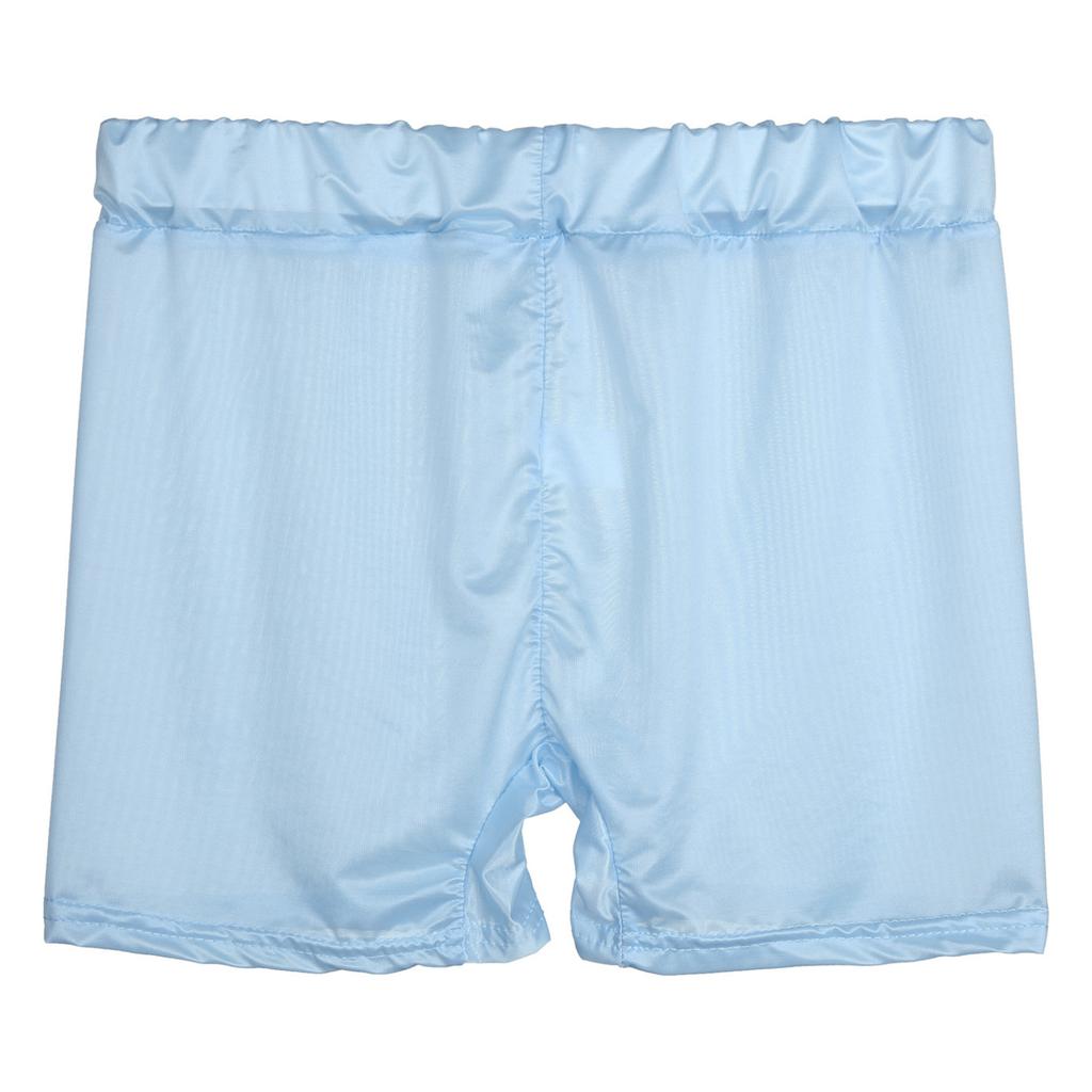 Women's High Elasticity Low Rise Short Pants Underwear Nightwear Mini Shorts See Through Tight Package Shorts