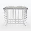 MUJI Stainless Steel Sink Sliding Wide x 17cm Deep x 13cm MCC62A2S Basket, Type, Silver, Approx. 40.5cm High,
