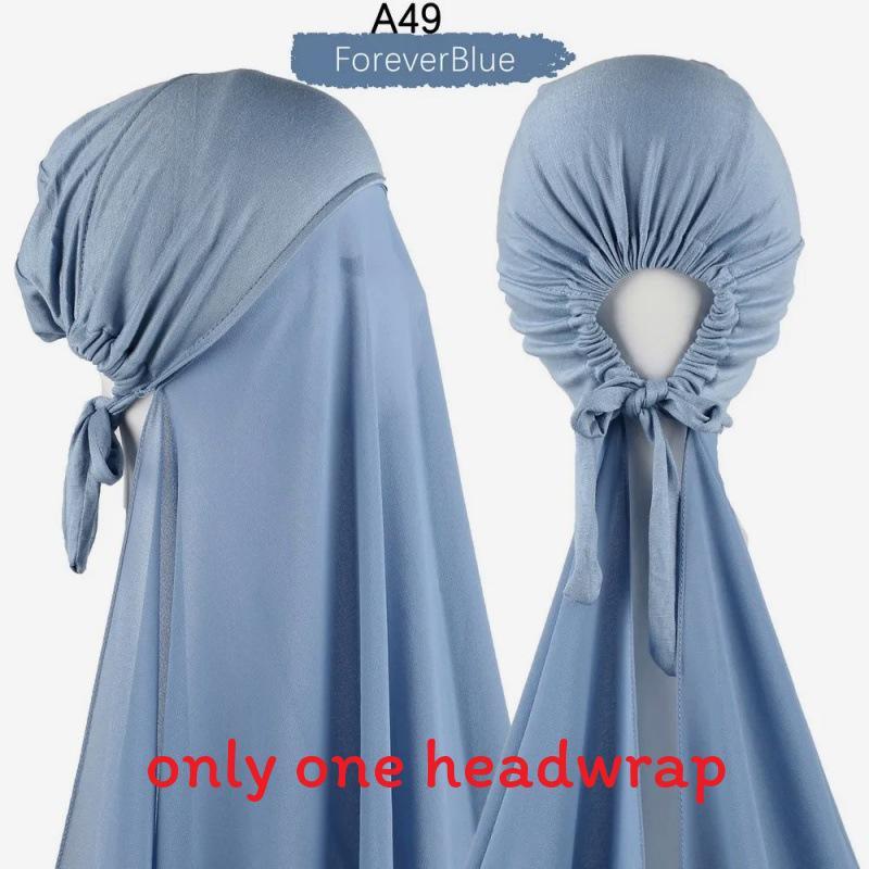 

Malay Hui Ethnic Shawl And Head Cover With Breathable Chiffon Modal For Spring To Winter Use 08
