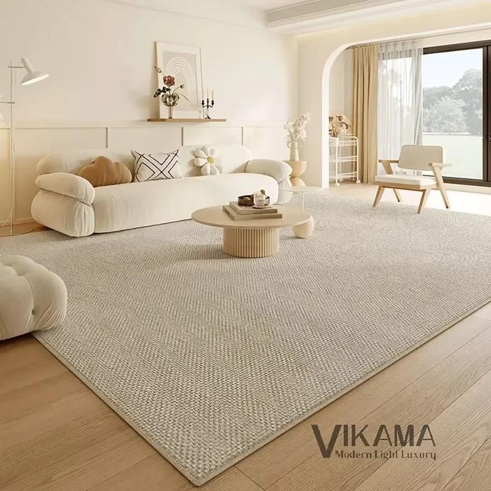 

VIKAMA Loop Pile Modern Art Rug - Durable Stain-Resistant Carpet for Coffee Table Living Room Home Decor Easy Clean Non-Slip Mat 40x60cm 16x24inch