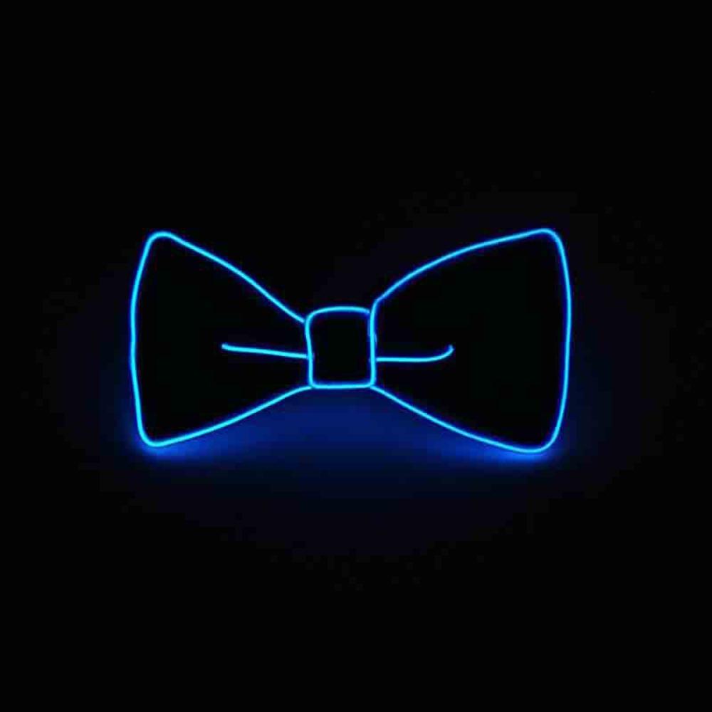 10 Colors Luminous Colored Ties EL Wire Stage Prop Clothing  Party Halloween Christmas