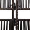 Vidaxl 5-Panel Screen, Brown, Poly Rattan