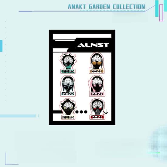 Инопланетная сцена ANAKT GARDEN COLLECTION Набор наклеек set