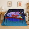 Kpop BBTS Fashion Group Stern Flanelldecke Weiche Warme Überwurfdecke für Schlafzimmer Wohnzimmer Bett Reise Camping Picknick Geschenk