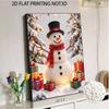 Frameless Pearl Bead Art Kit Festive Snowman DIY Shiny Canvas Painting Creative Gift for Craft Lovers Home Wall Decor