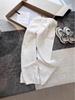 Highly Recommended: Women's 2026 Summer White Linen High-End Drawstring Wide-Leg Trousers with Elastic Waist