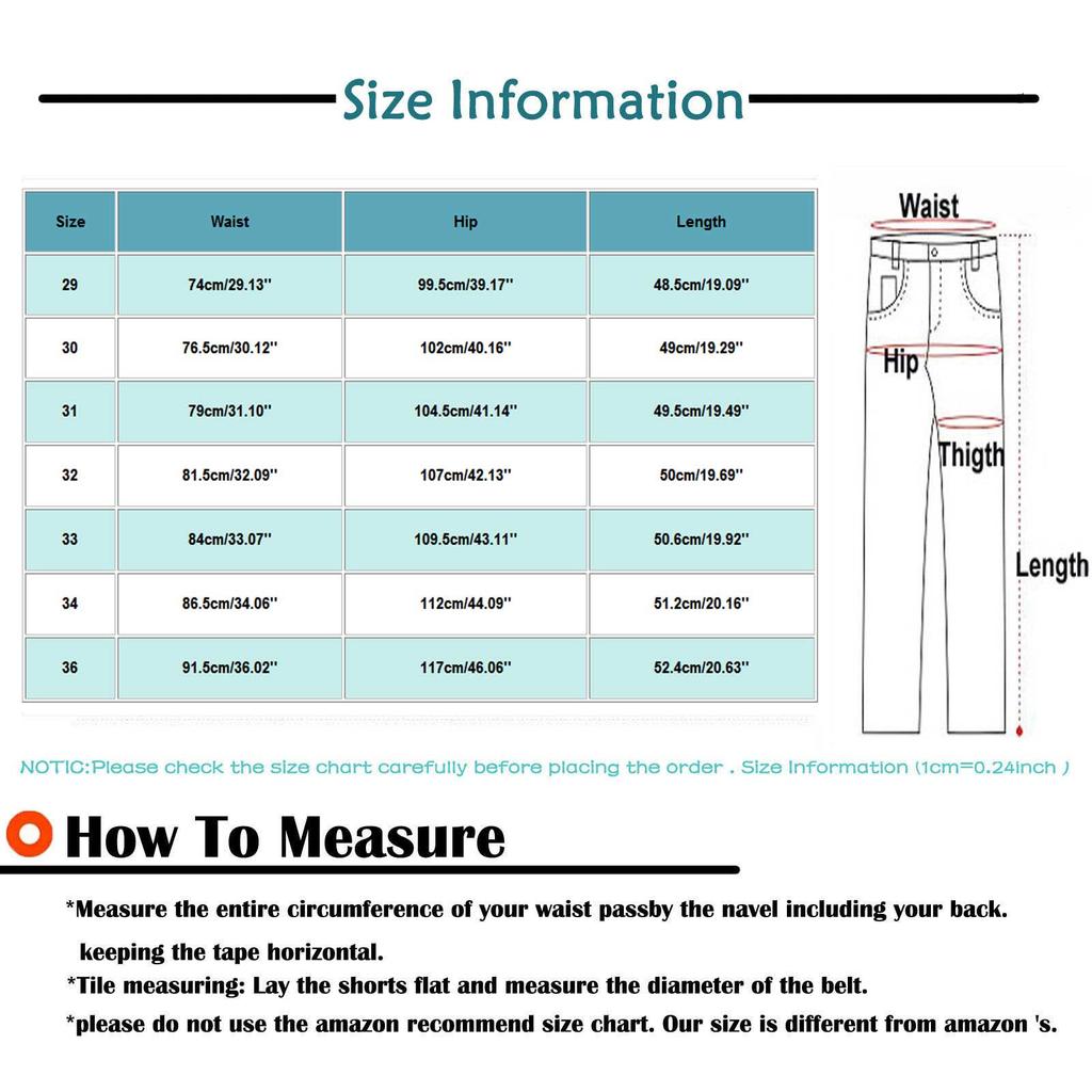 Men's Fashion  Color Multi-Pocket Pants Cotton Shorts Overalls Shorts