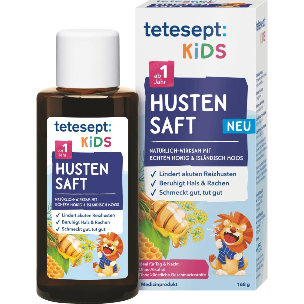 Tetesept Kids Hustensaft Syrup Honey & Iceland Moss 168g