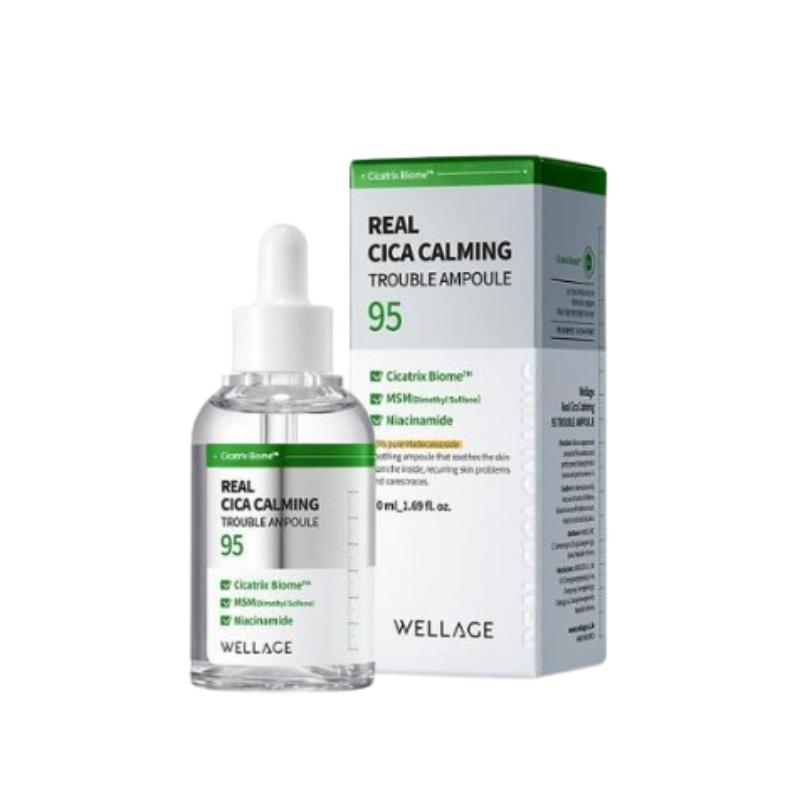 WELLAGE Real Cica Calming 95 Trouble Ampoule 50ml